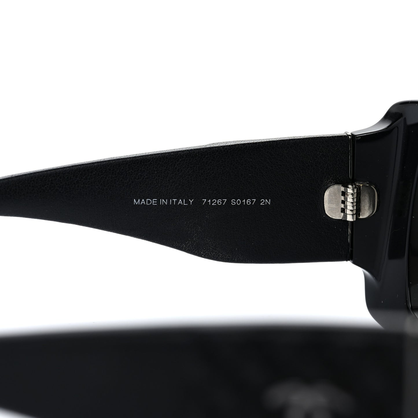 Lambskin Shield Quilted Sunglasses 71267 Black