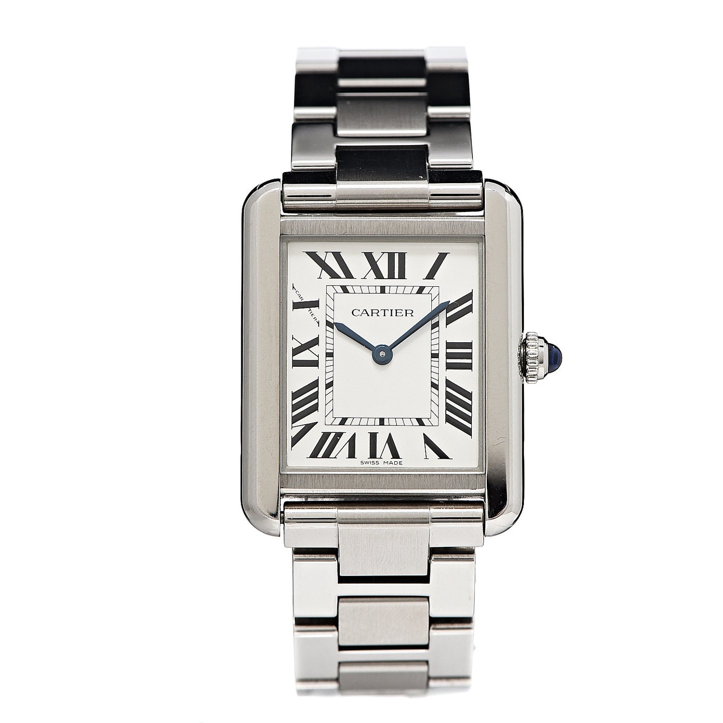 Stainless Steel 24mm Tank Solo Quartz Watch