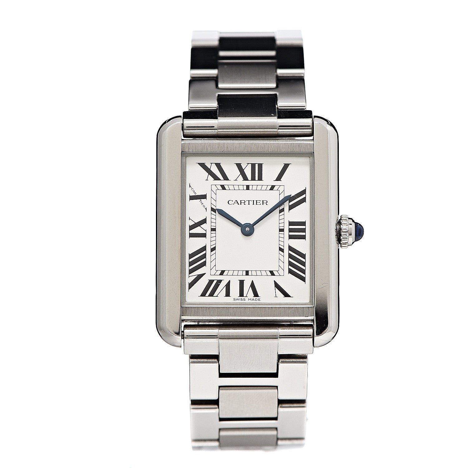Cartier Stainless Steel 24mm Tank Solo Quartz Watch 1 of 5