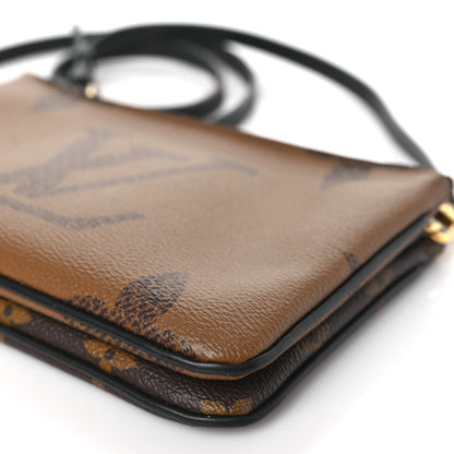 Louis Vuitton Reverse Monogram Giant Double Zip Pochette 9 of 10