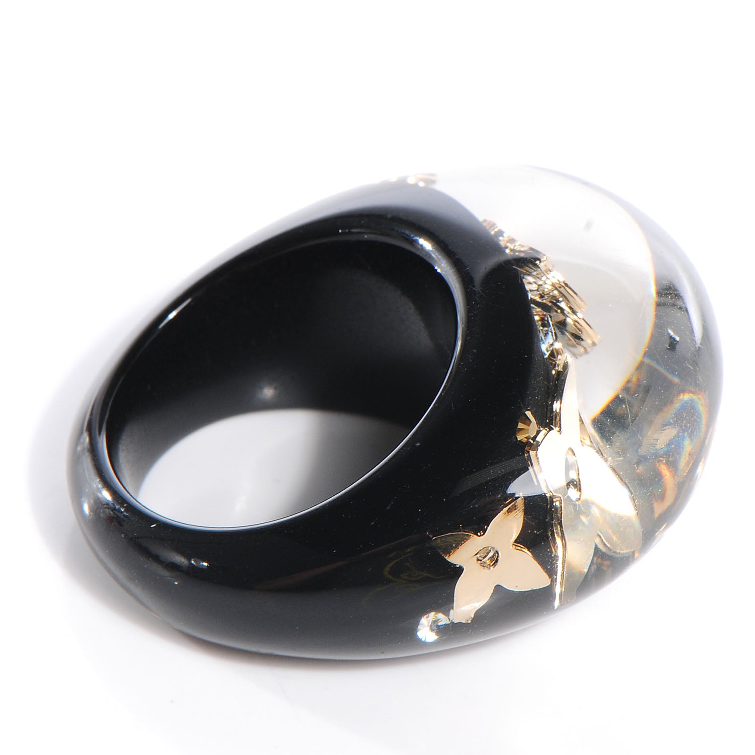 Louis Vuitton Inclusion Ring 6.5 Black 3 of 4