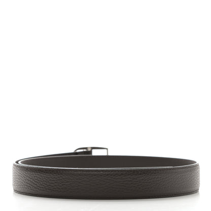 Gucci Calfskin Belt 85 34 Dark Brown 2 of 5