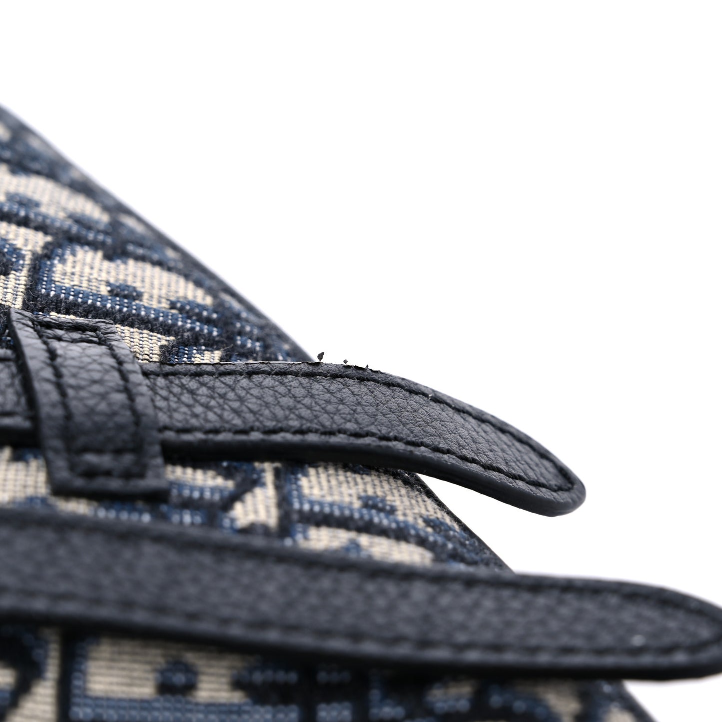 Oblique Mens Saddle Bag Blue