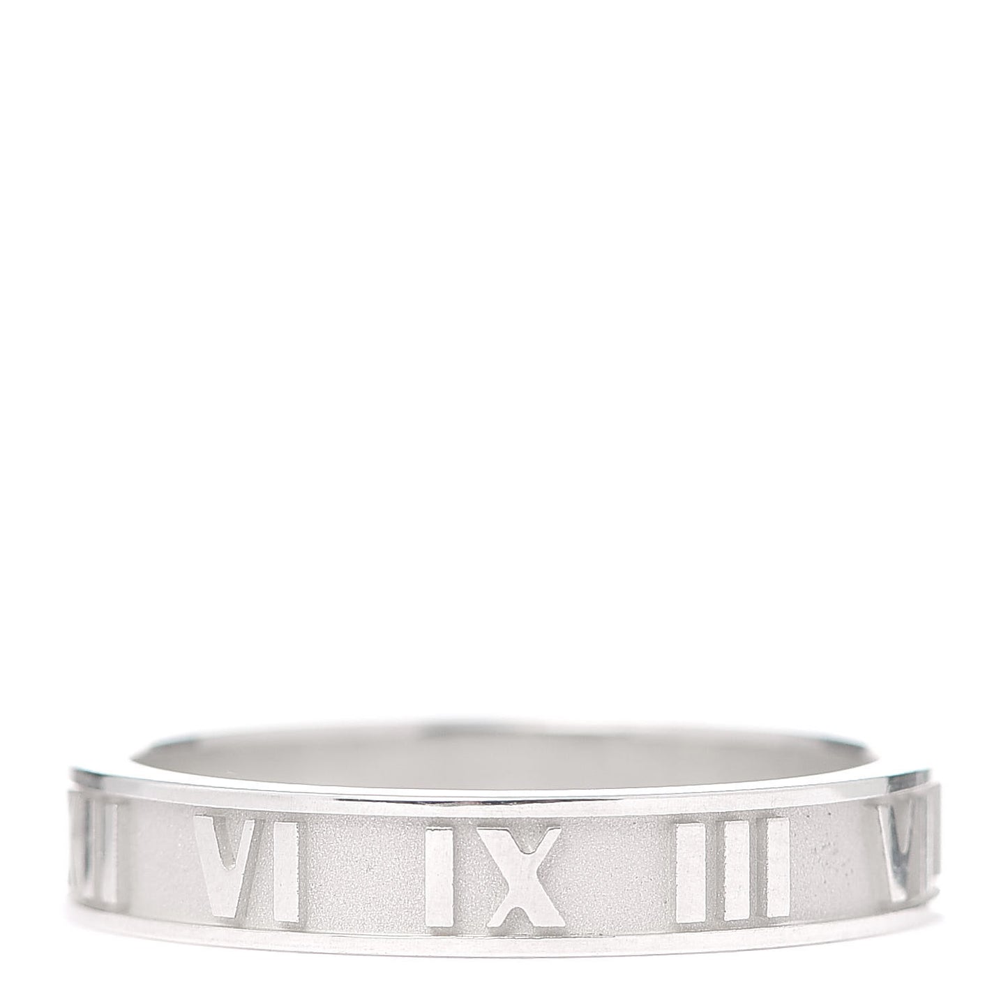 Sterling Silver Narrow Atlas Ring 59 8.75