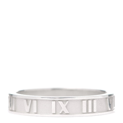 Tiffany Sterling Silver Narrow Atlas Ring 59 8.75 4 of 6