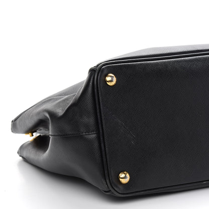 Prada Saffiano Medium Galleria Double Zip Tote Black 7 of 14