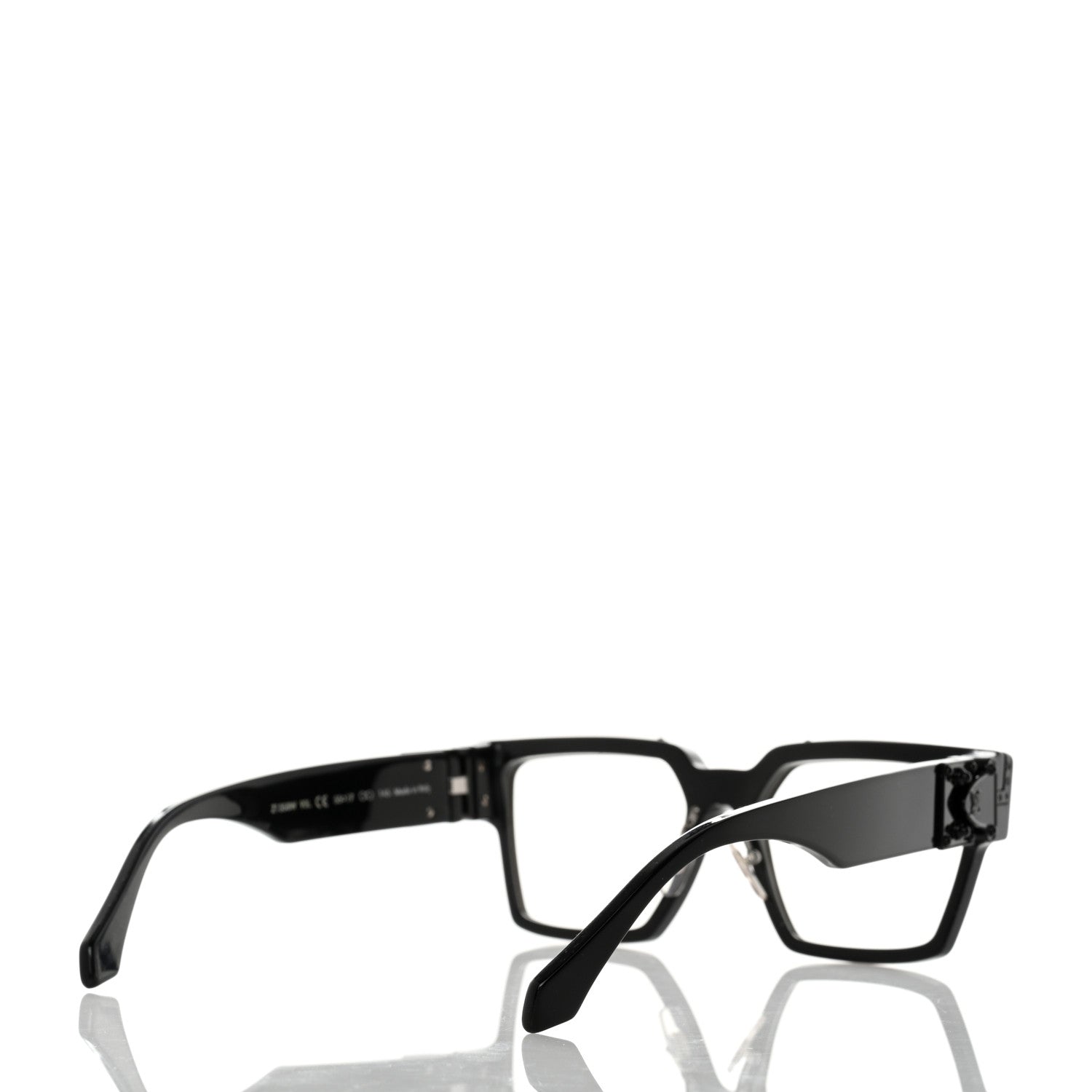 Louis Vuitton Acetate 1.1 Millionaires Z1358W Eyeglasses Black 4 of 8