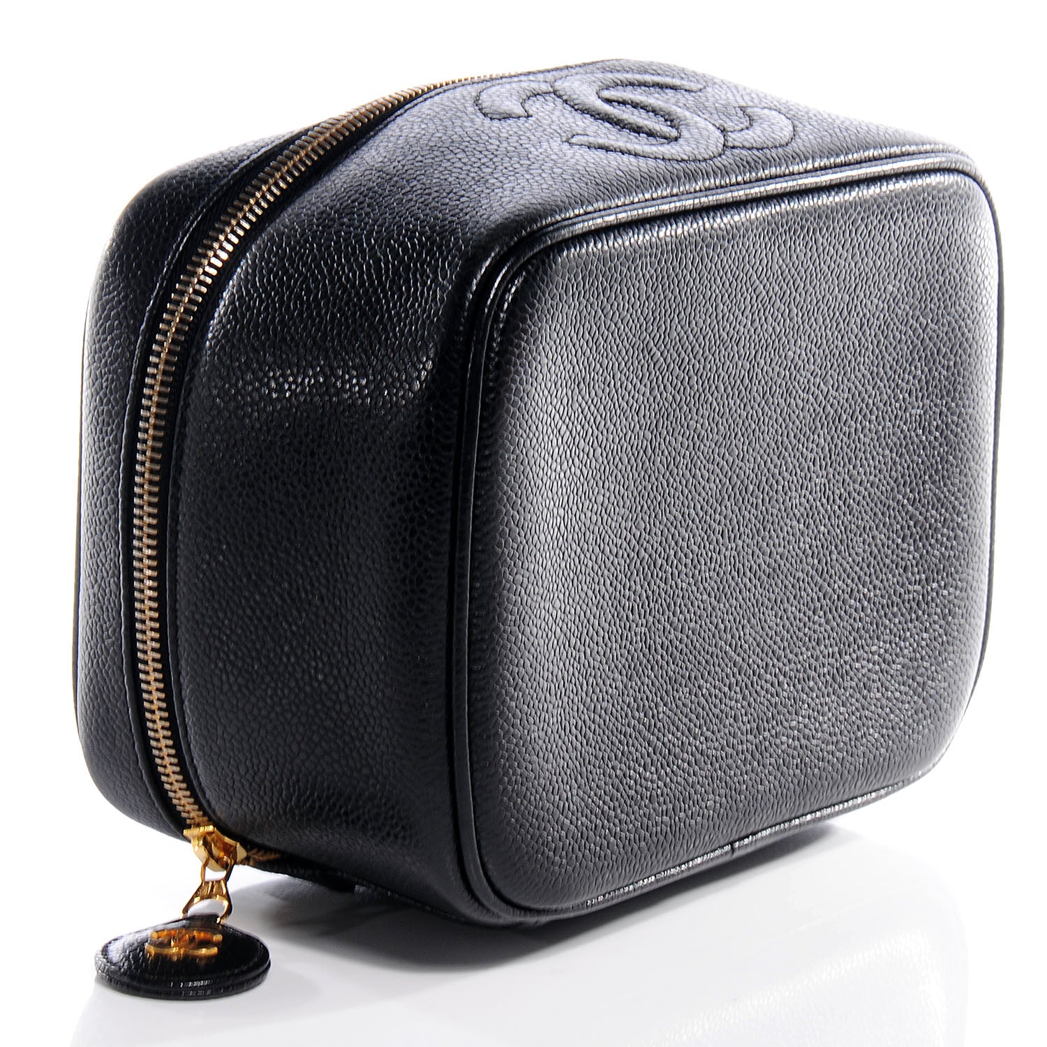 Chanel Caviar Cosmetic Case Black 4 of 8