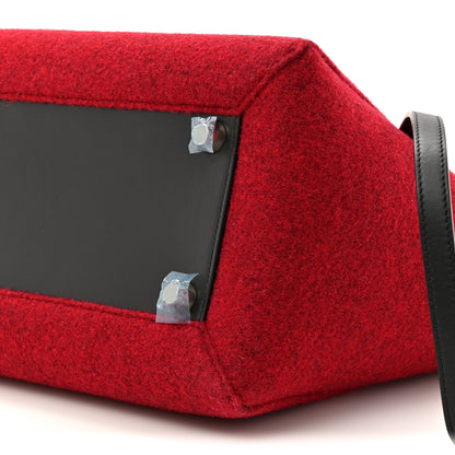 Celine Felt Smooth Calfskin Mini Belt Bag Red 8 of 9