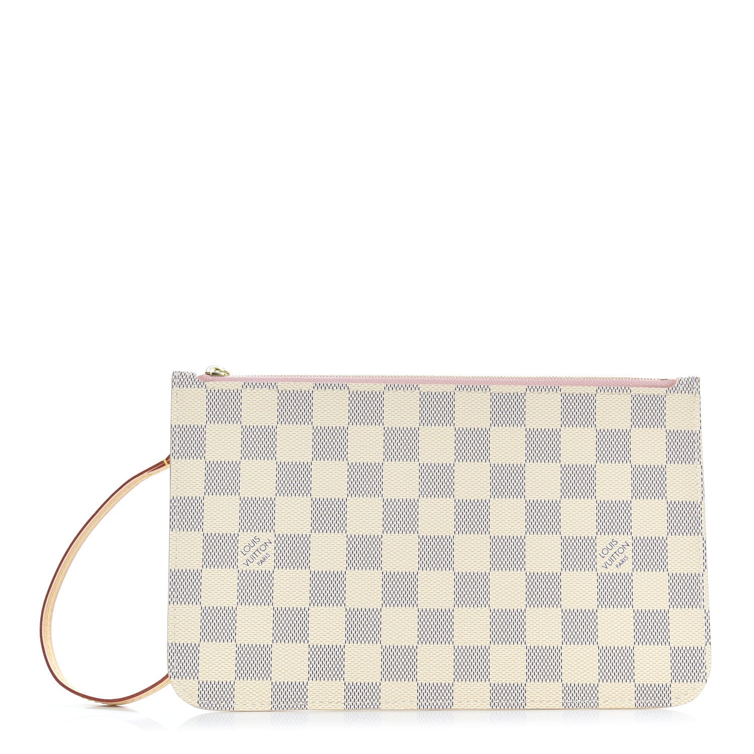 Louis Vuitton Damier Azur Neverfull MM GM Pochette Rose Ballerine 1 of 6
