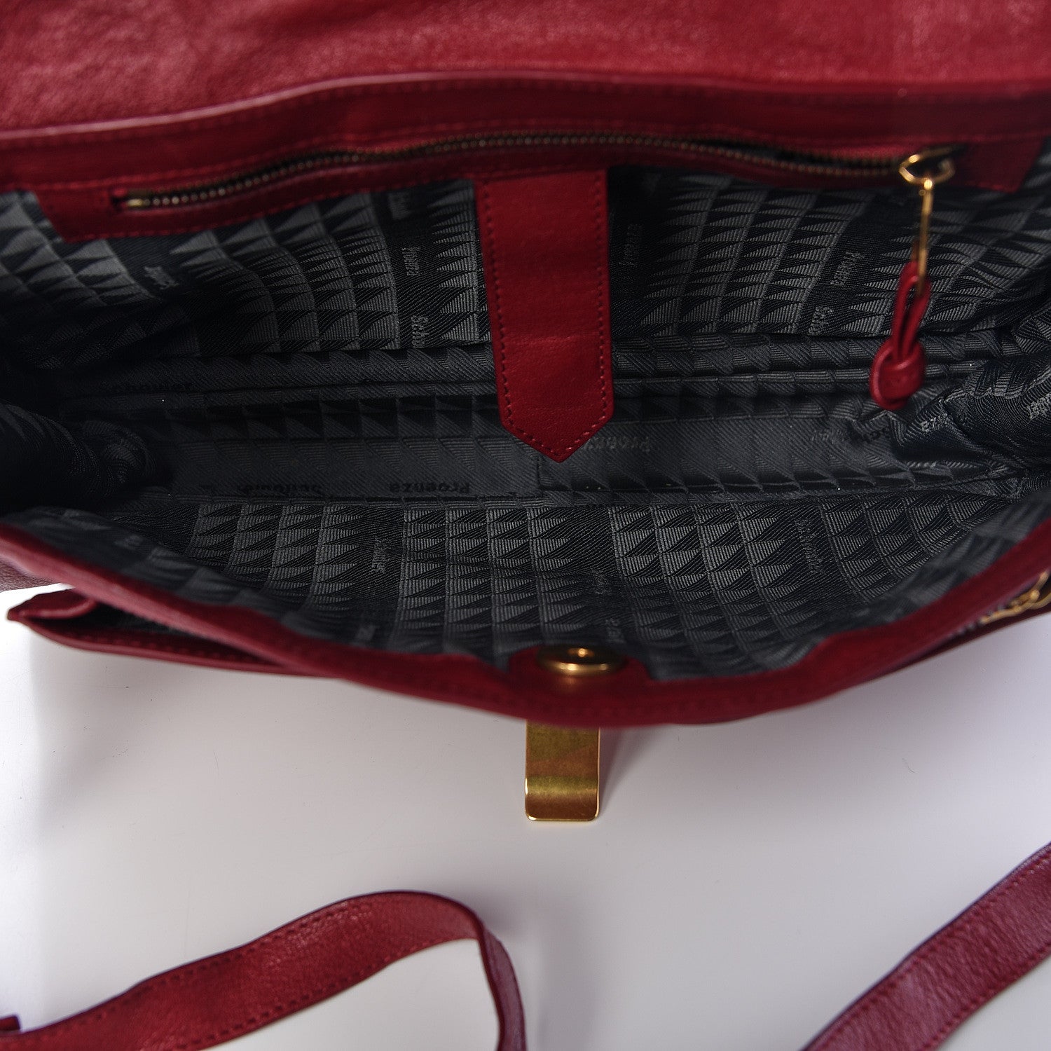 Proenza Schouler Lambskin Medium PS1 Satchel Chianti 5 of 11