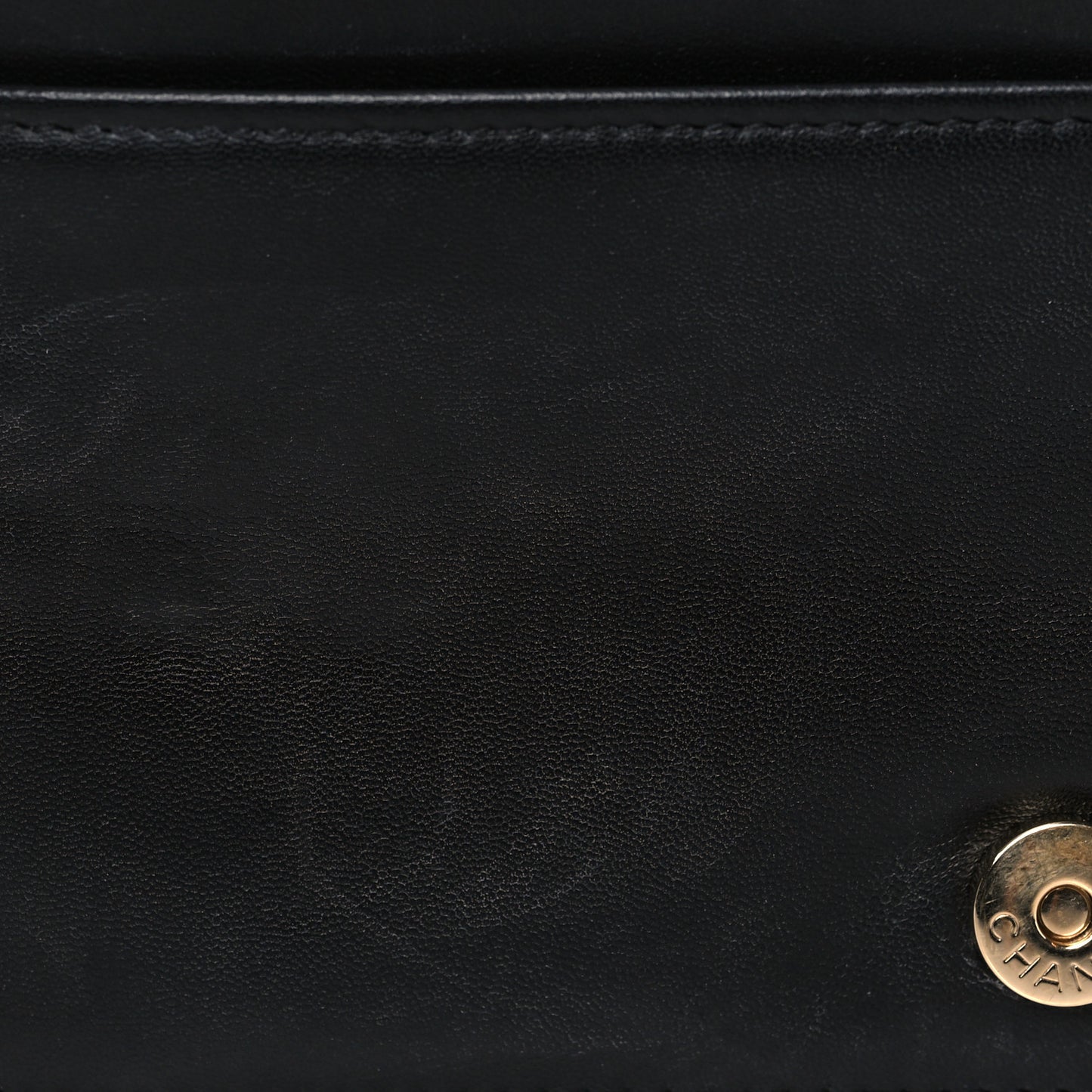 Lambskin Quilted All About Chanel Wallet On Chain WOC Black