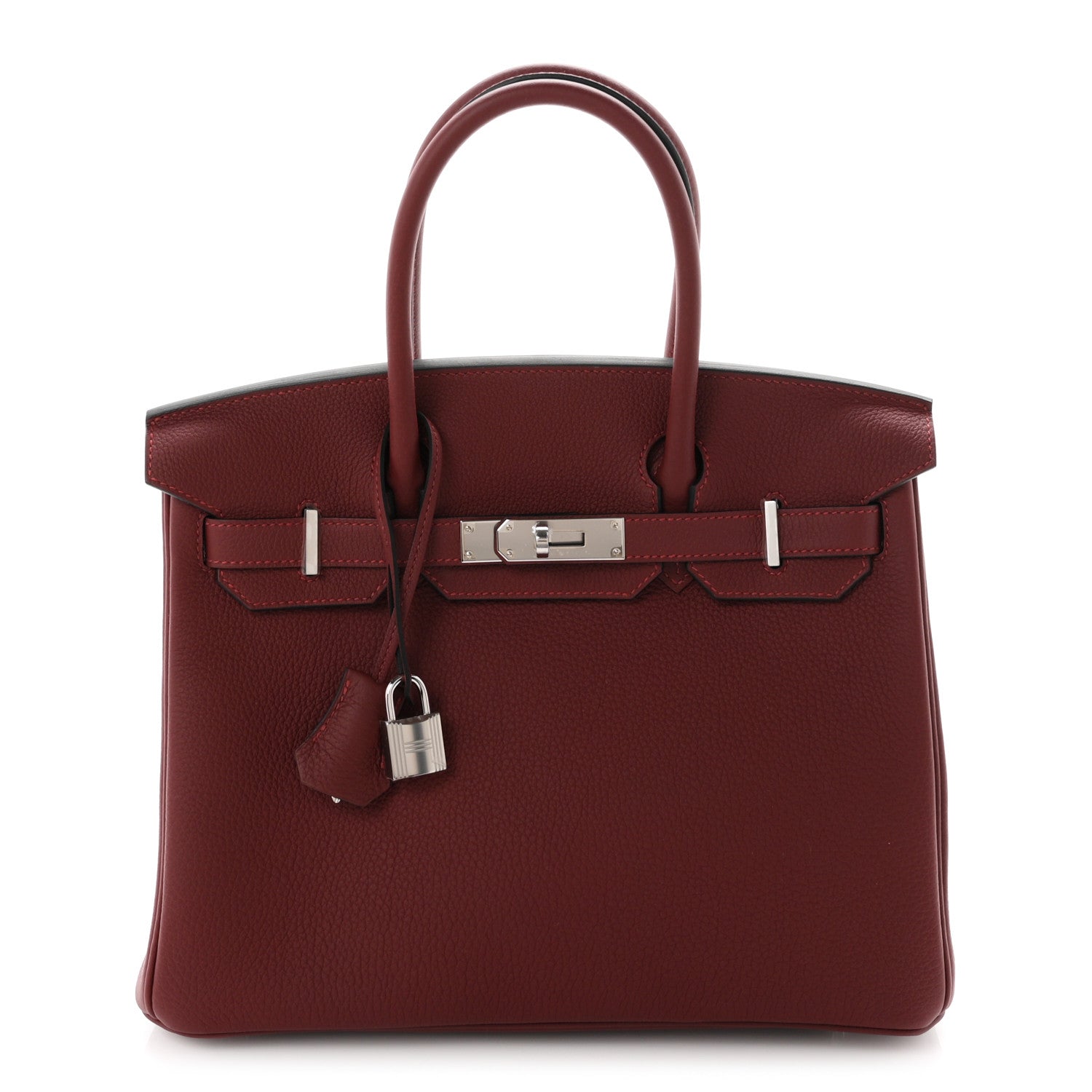 Hermes Togo Birkin 30 Rouge H 1 of 11