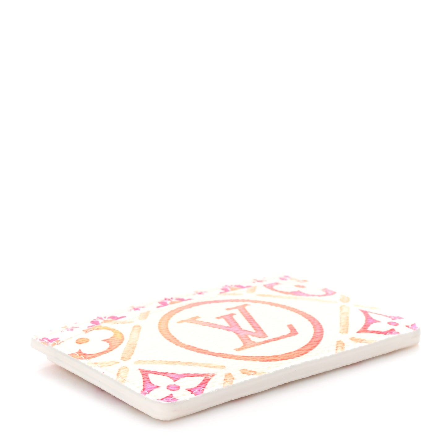Monogram Tiles By The Pool Card Holder Coral
