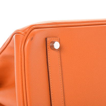 Hermes Epsom Birkin 35 Orange 35 of 38