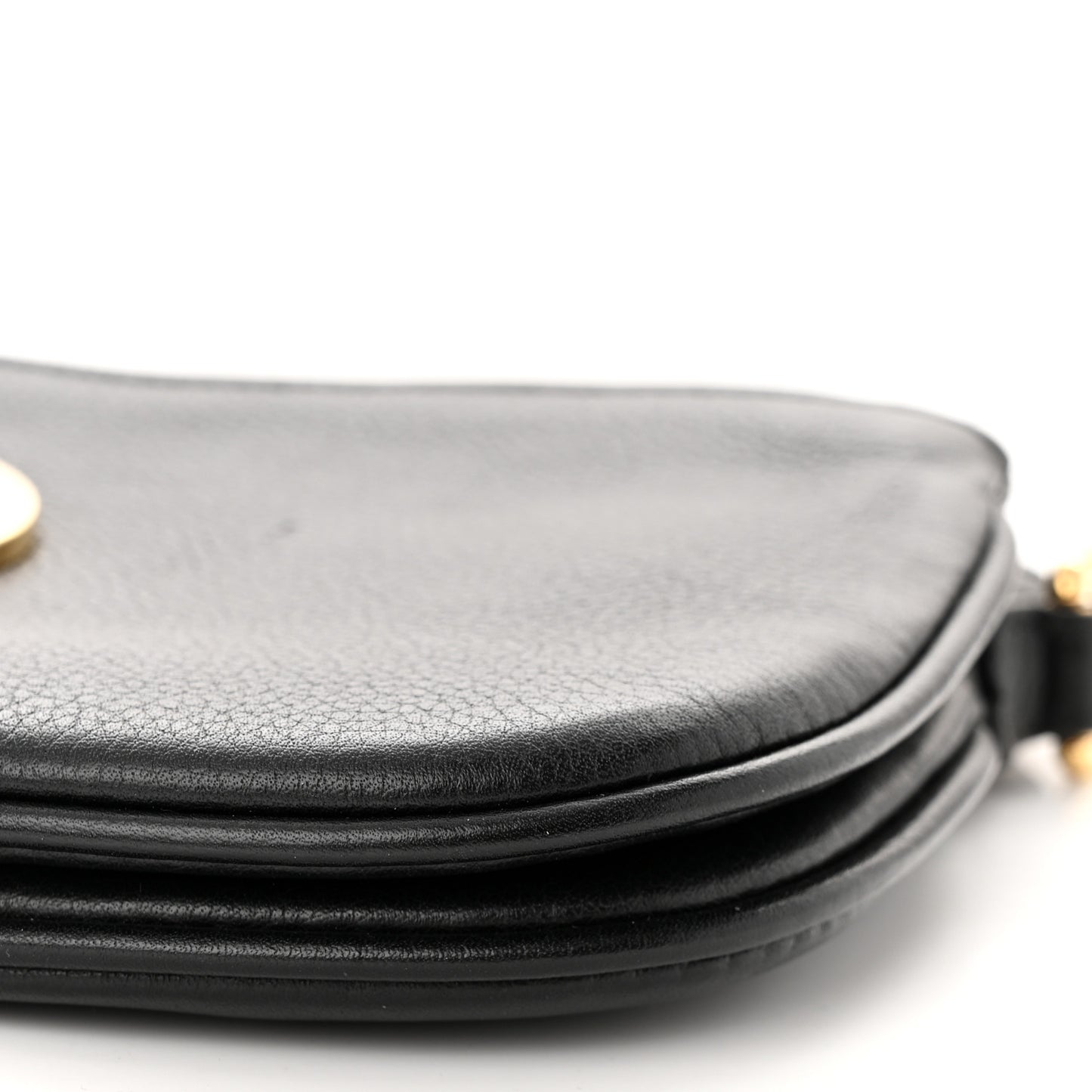 Roxy Calfskin Web Mini Blondie Crossbody Bag Black