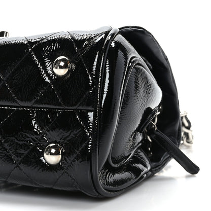 Chanel Distressed Patent Quilted Single Flap Bag Black 9 of 9