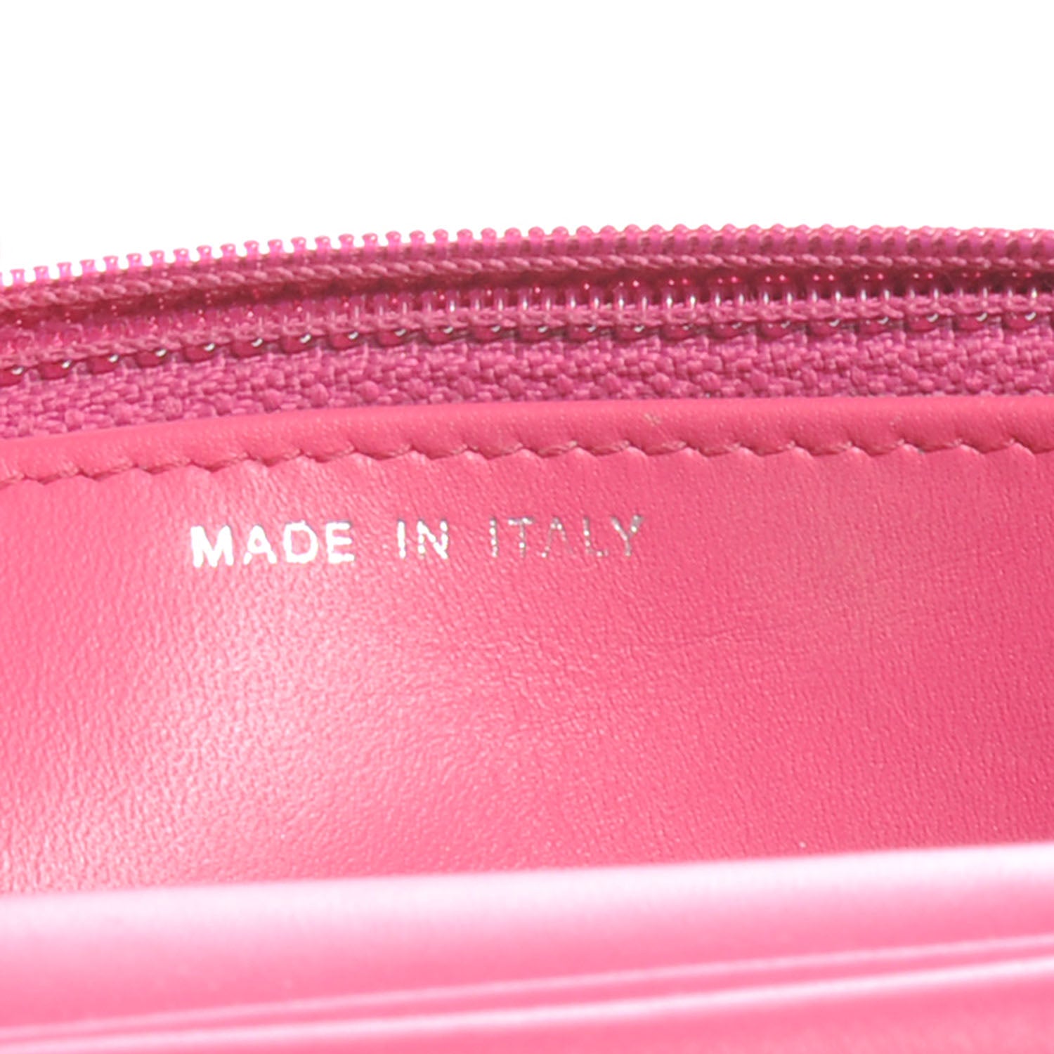 Chanel Velvet Quilted Boy Wallet On Chain Fuchsia 10 of 11