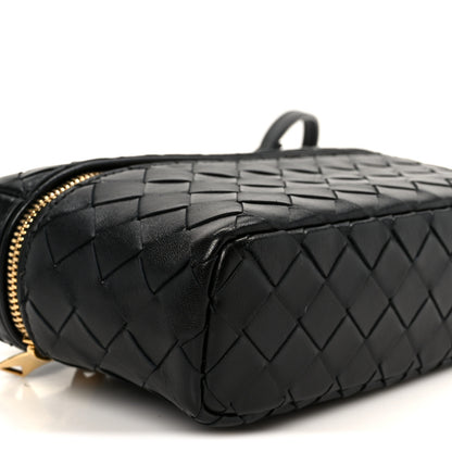 Bottega Veneta Calfskin Intrecciato Bang Bang Vanity Case Black Black 4 of 10