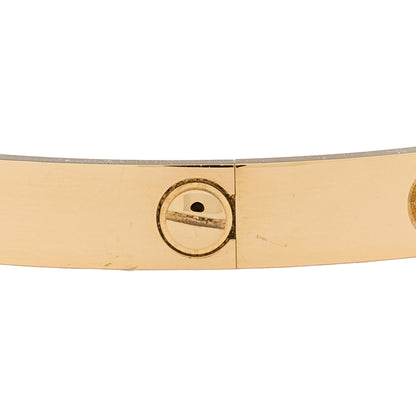 Cartier 18K Yellow Gold LOVE Bracelet 17 7 of 9