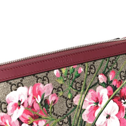 Gucci GG Supreme Monogram Blooms Small Cosmetic Case Beige Multicolor Dry Rose 5 of 5