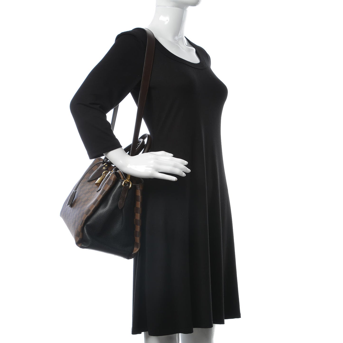 Cuir Taurillon Damier Ebene Normandy Black