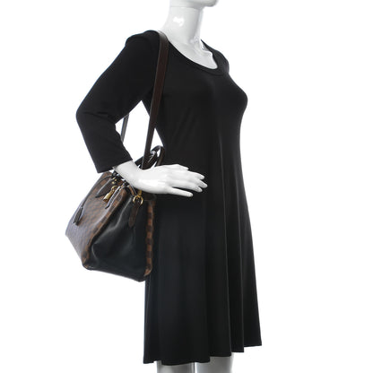 Louis Vuitton Cuir Taurillon Damier Ebene Normandy Black 3 of 8