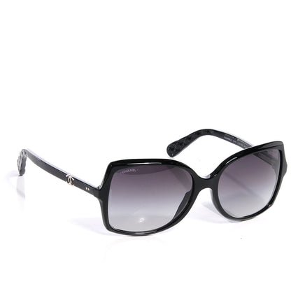 Chanel CC Logo Sunglasses Black 5245 3 of 6