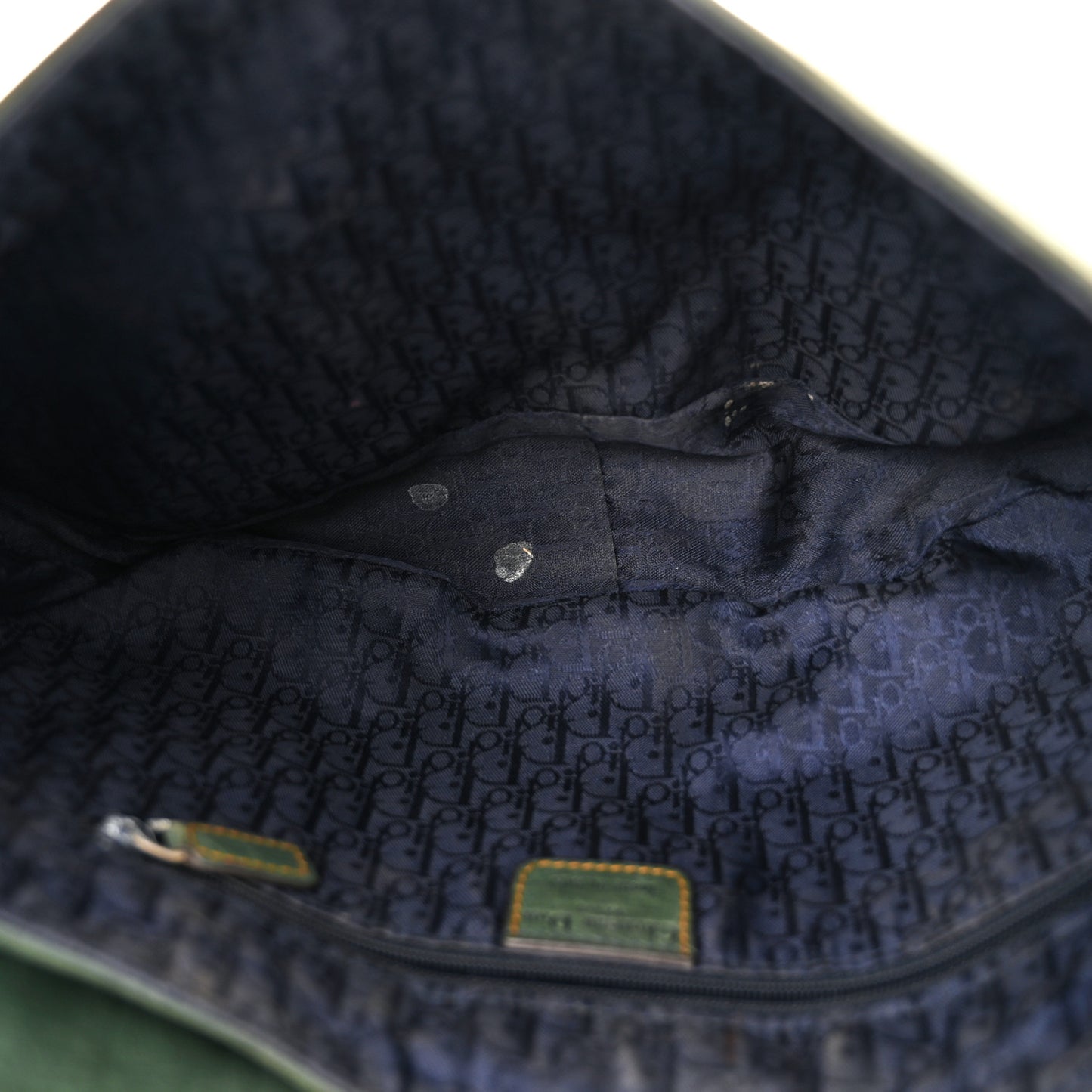 Calfskin Medium Gaucho Double Saddle Bag Green