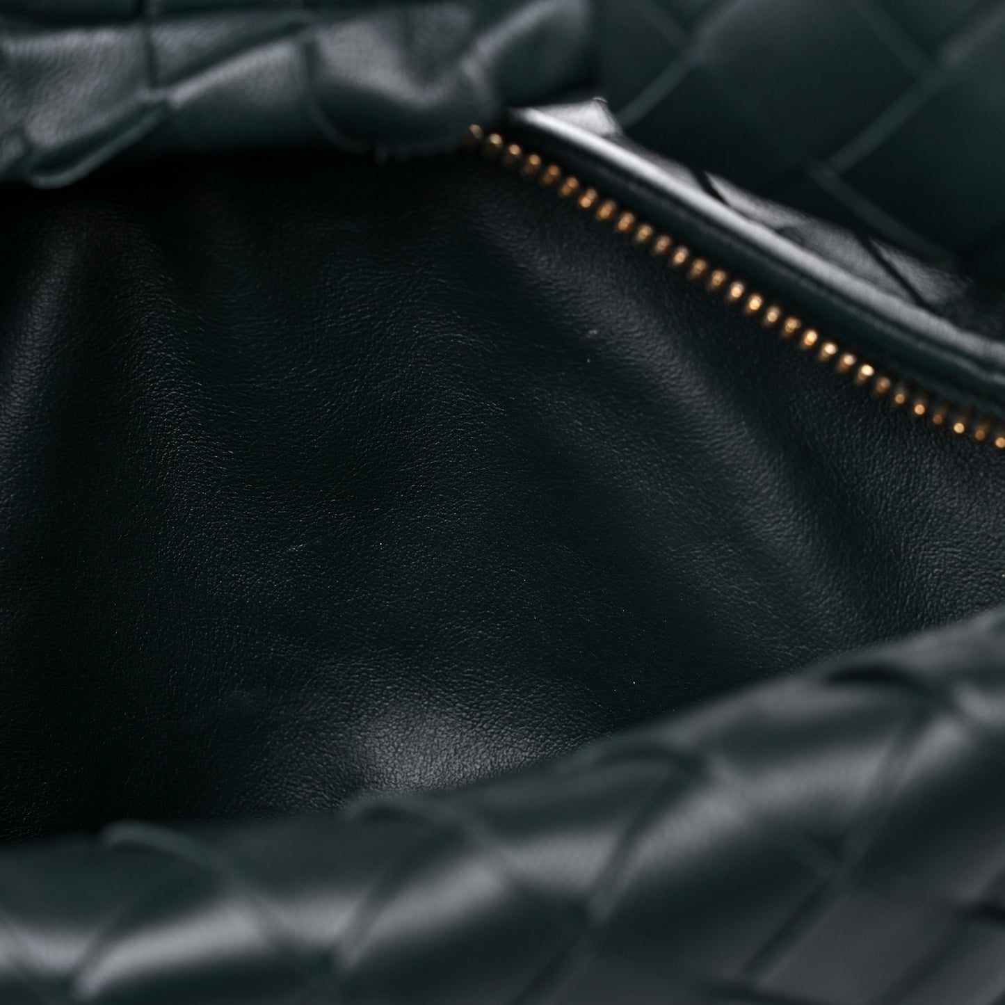 Nappa Intrecciato Mini Jodie Dark Moss