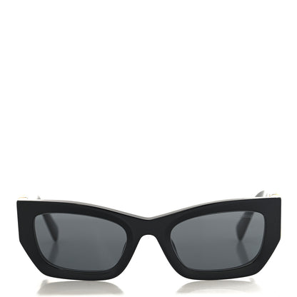 Miu Miu Acetate Rectangle Sunglasses SMU 09W Black 2 of 7
