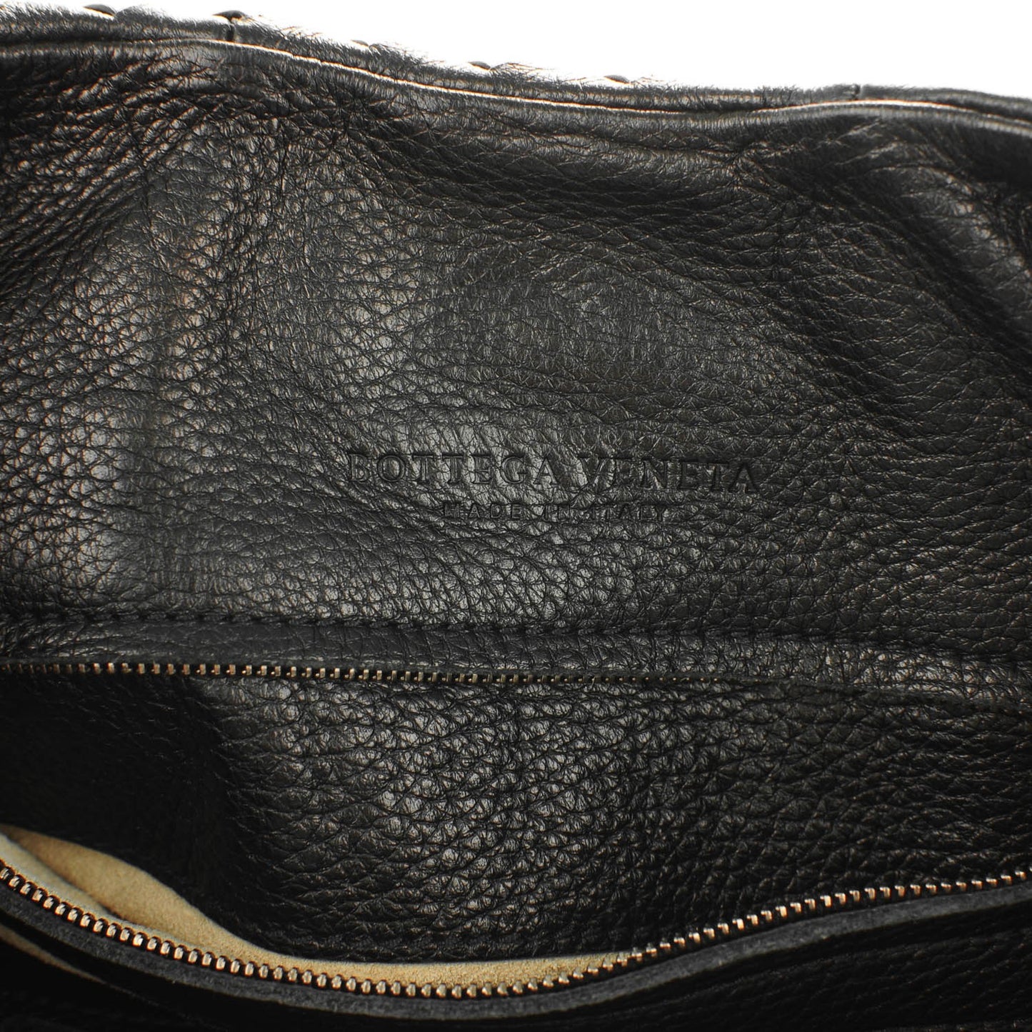 Cervo Deerskin Large Hobo Nero Black