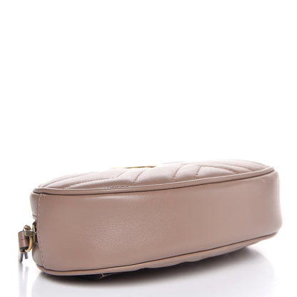 Gucci Calfskin Matelasse GG Marmont Belt Bag 95 38 Porcelain Rose 4 of 9