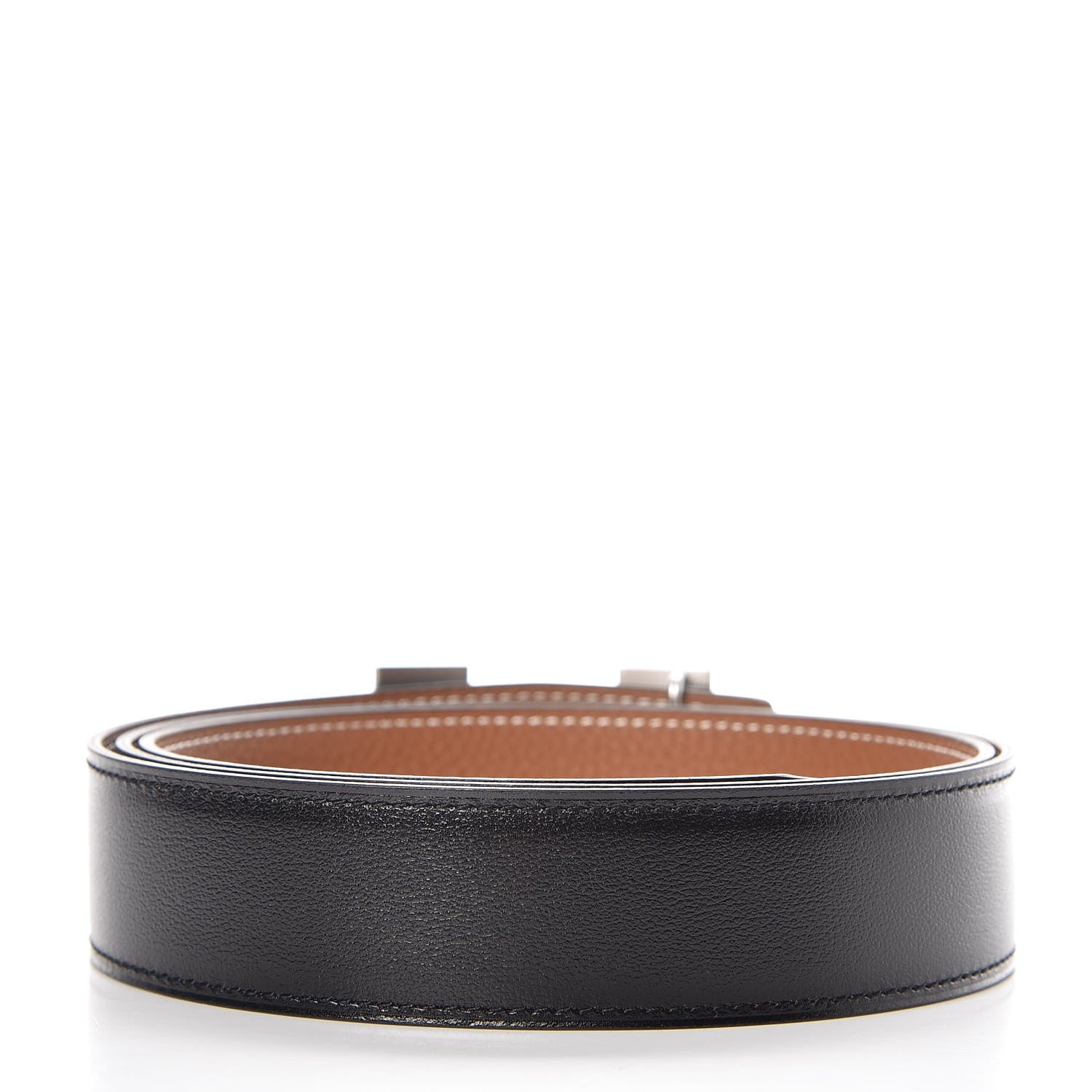 Hermes Box Togo 32mm H Belt 95 Black Gold 4 of 8