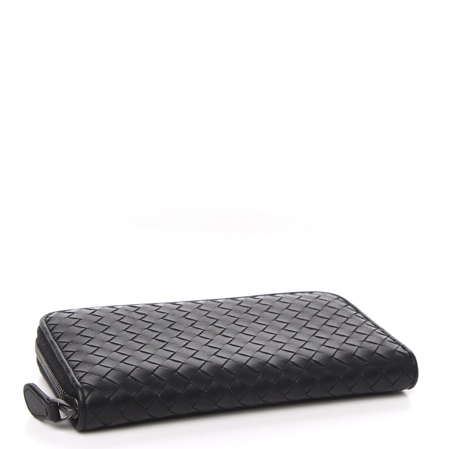 Bottega Veneta Nappa Intrecciato Zip Around Wallet Black 4 of 7