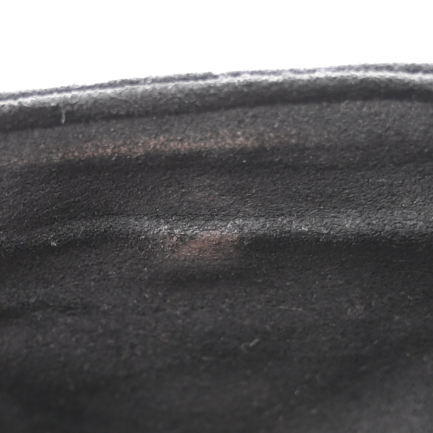 Suede Quilted Mini Phone Holder Clutch Black