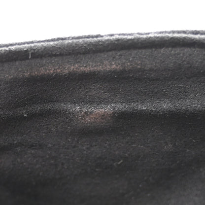 Chanel Suede Quilted Mini Phone Holder Clutch Black 8 of 15