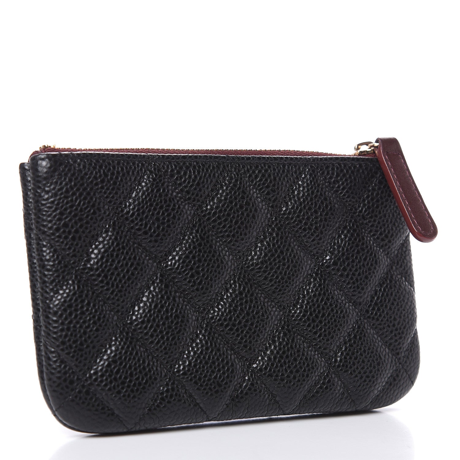 Chanel Caviar Quilted Small Cosmetic Case Black 3 of 8