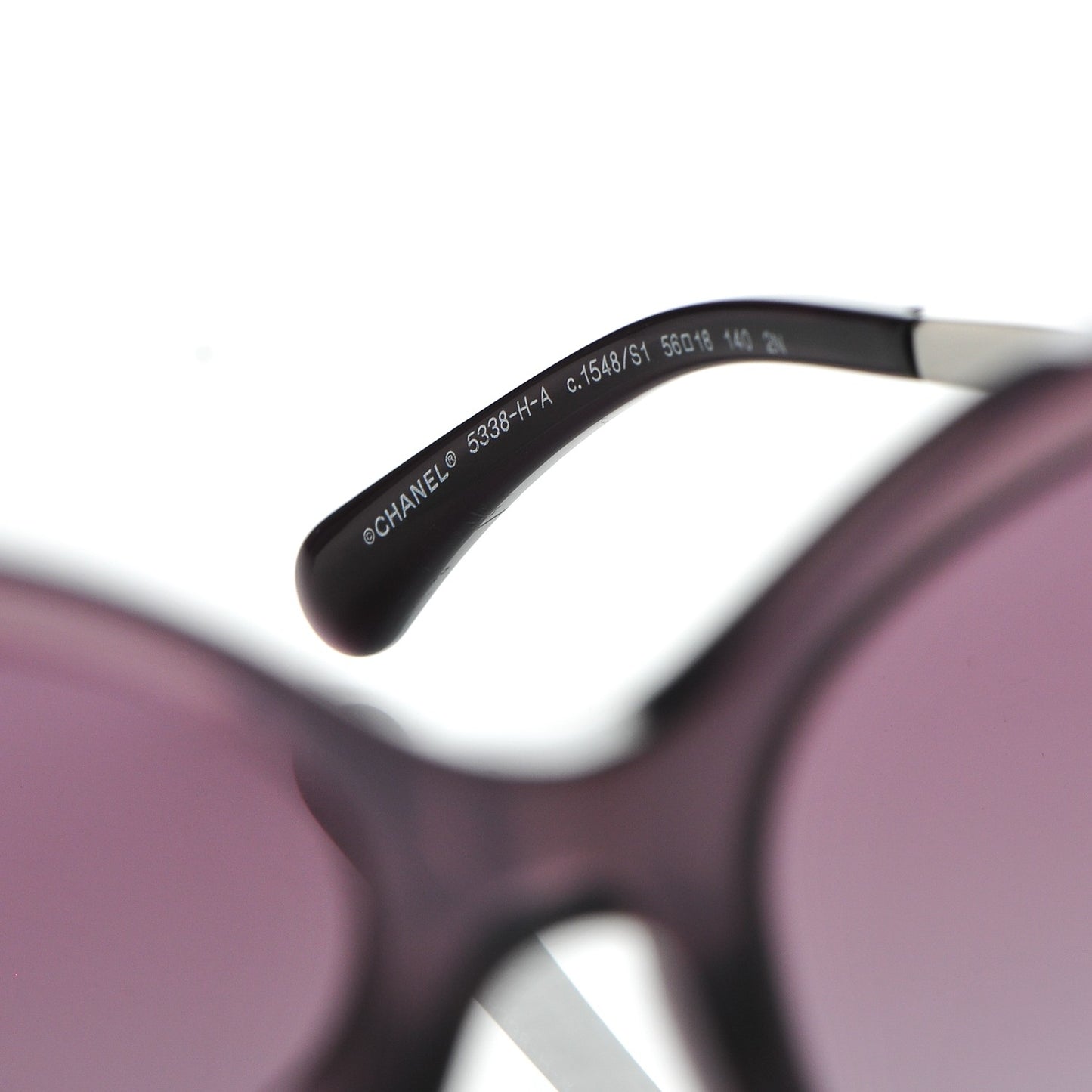 Acetate Pearl Winter Butterfly Sunglasses 5338-H-A Purple