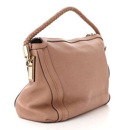 Gucci Pebbled Calfskin Medium Bella Hobo Pink 3 of 10
