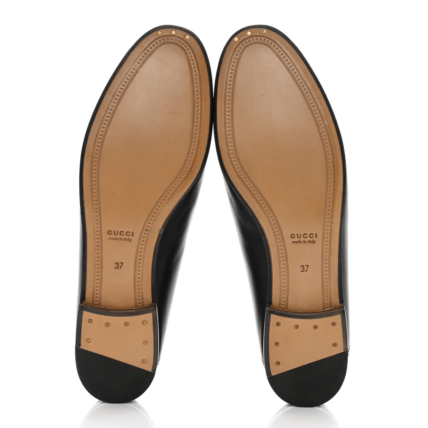Lambskin Womens Brixton Horsebit Loafers 37 Black