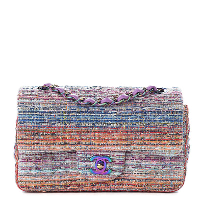 Chanel Tweed Quilted Mini Rectangular Flap Multicolor 1 of 11