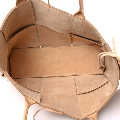 Bottega Veneta Nappa Maxi Intrecciato Medium Arco Tote Almond 4 of 19