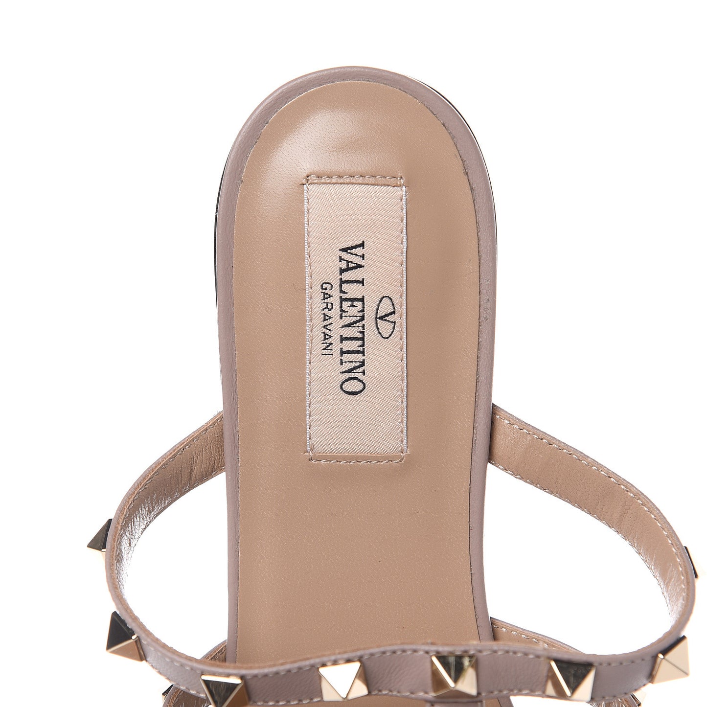 Patent Rockstud Flat Cage Mules 37 Black Poudre