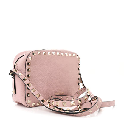 Valentino Garavani Grained Calfskin Rockstud Camera Crossbody Bag Cipria 3 of 11