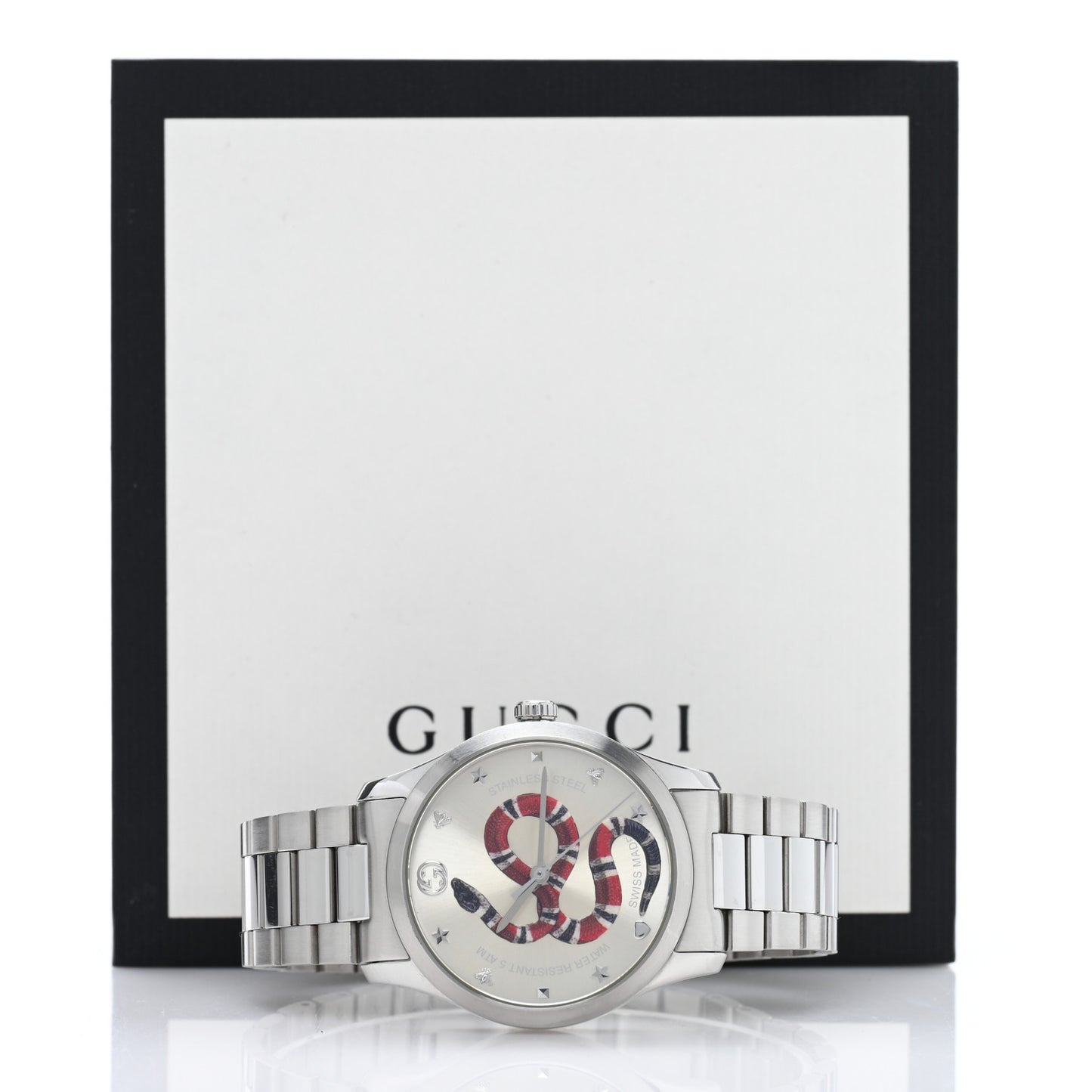 Stainless Steel 38mm G-Timeless Snake Quartz Watch