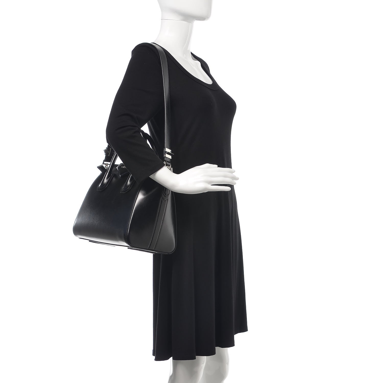 Givenchy Shiny Lord Calfskin Small Antigona Black 3 of 12
