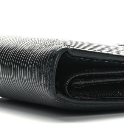 Louis Vuitton Epi Porte-Billets Compact Wallet Black 7 of 9