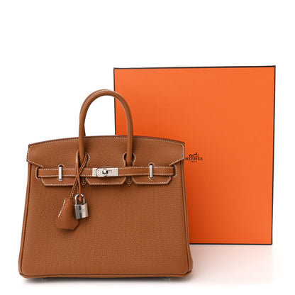 Hermes Togo Birkin 25 Gold 11 of 11