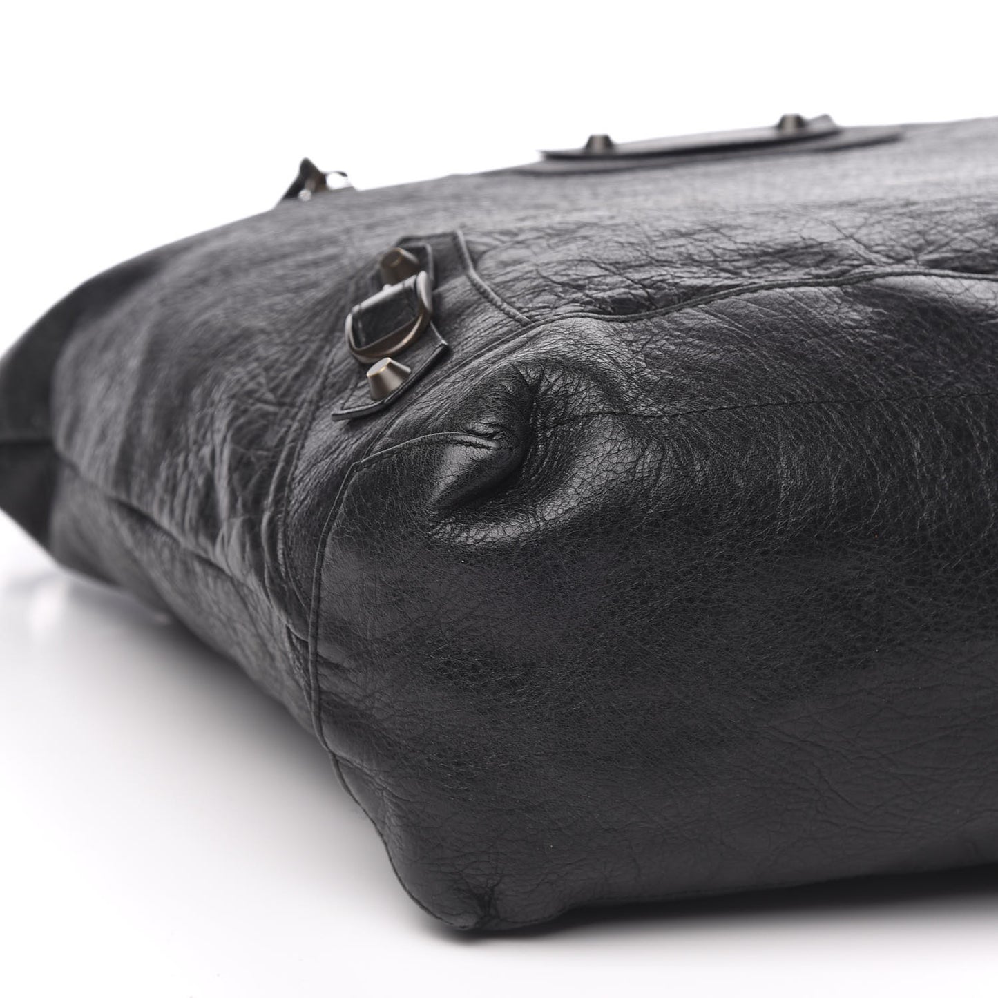 Agneau Classic Hardware Day Hobo Black